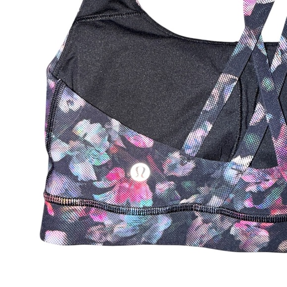 lululemon athletica Floral Sports Bra 6 - Picture 3 of 4